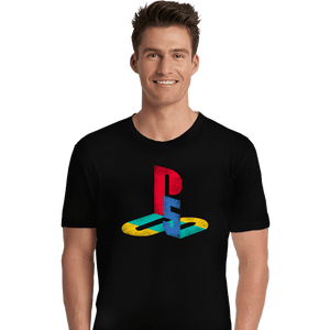 Shirts Premium Shirts, Unisex / Small / Black PS5 Classic