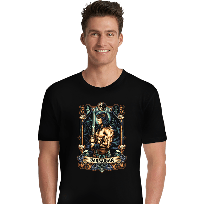 Daily_Deal_Shirts Premium Shirts, Unisex / Small / Black The Barbarian