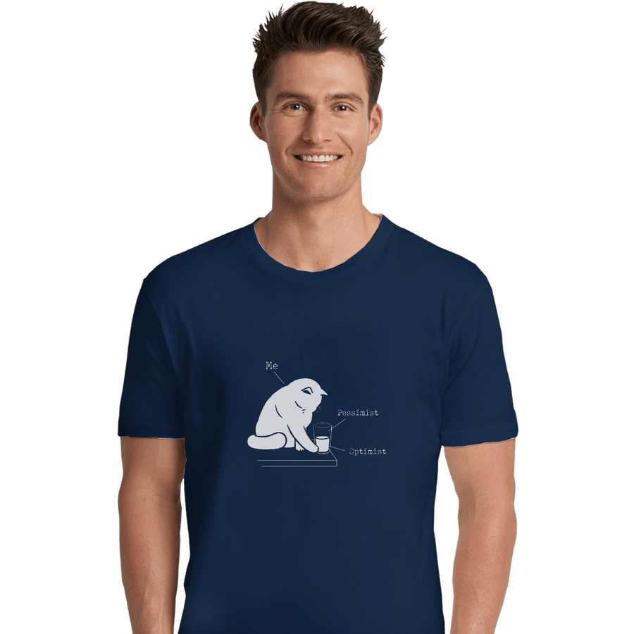Shirts Premium Shirts, Unisex / Small / Navy Glass Graphic