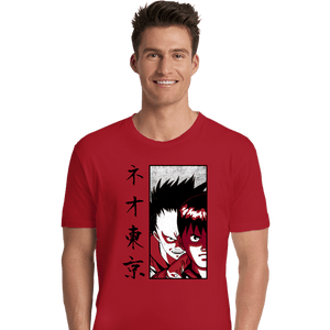 Shirts Premium Shirts, Unisex / Small / Red Neo Tokyo