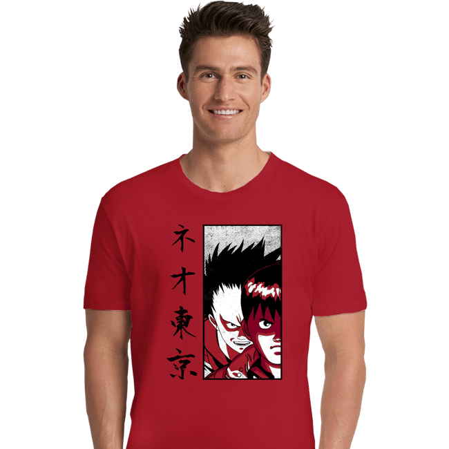 Shirts Premium Shirts, Unisex / Small / Red Neo Tokyo