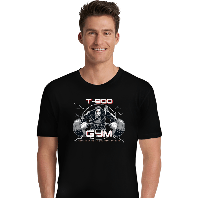 Shirts Premium Shirts, Unisex / Small / Black T-800 Gym