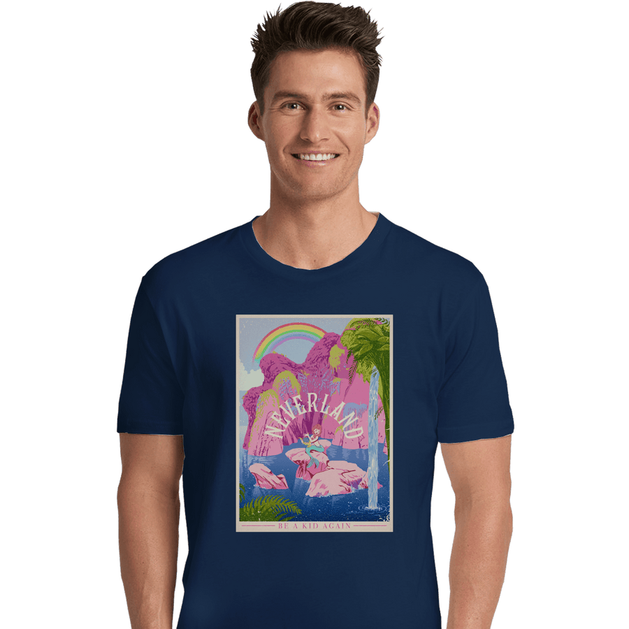 Shirts Premium Shirts, Unisex / Small / Navy Visit Neverland