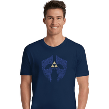 Load image into Gallery viewer, Shirts Premium Shirts, Unisex / Small / Navy Triforce Labyrinth
