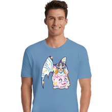 Load image into Gallery viewer, Shirts Premium Shirts, Unisex / Small / Powder Blue Magical Silhouettes - Patamon
