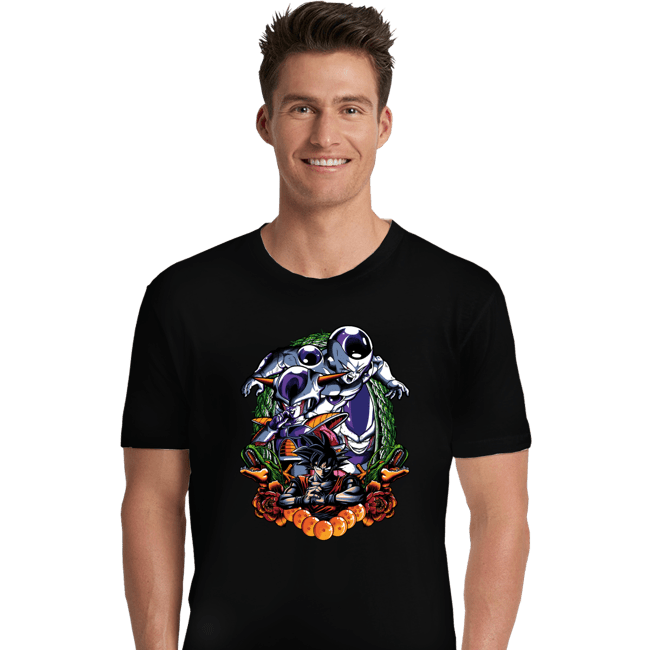 Shirts Premium Shirts, Unisex / Small / Black Frieza Crest