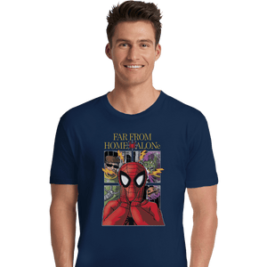 Shirts Premium Shirts, Unisex / Small / Navy Far From Home Alone