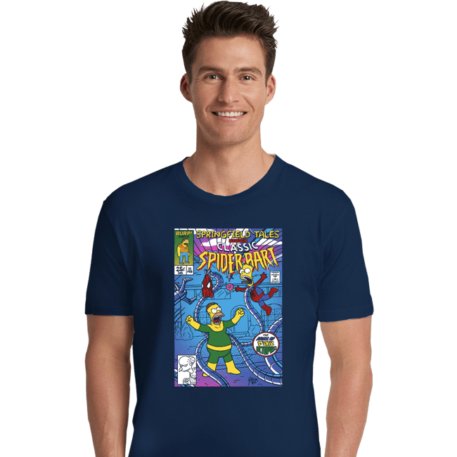 Daily_Deal_Shirts Premium Shirts, Unisex / Small / Navy Spider-Bart VS D'ohc Ock