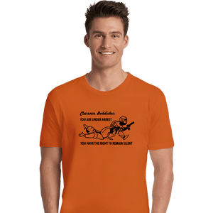 Daily_Deal_Shirts Premium Shirts, Unisex / Small / Orange Go Directly To Jail, Creep