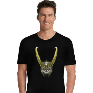Shirts Premium Shirts, Unisex / Small / Black Loki Skull