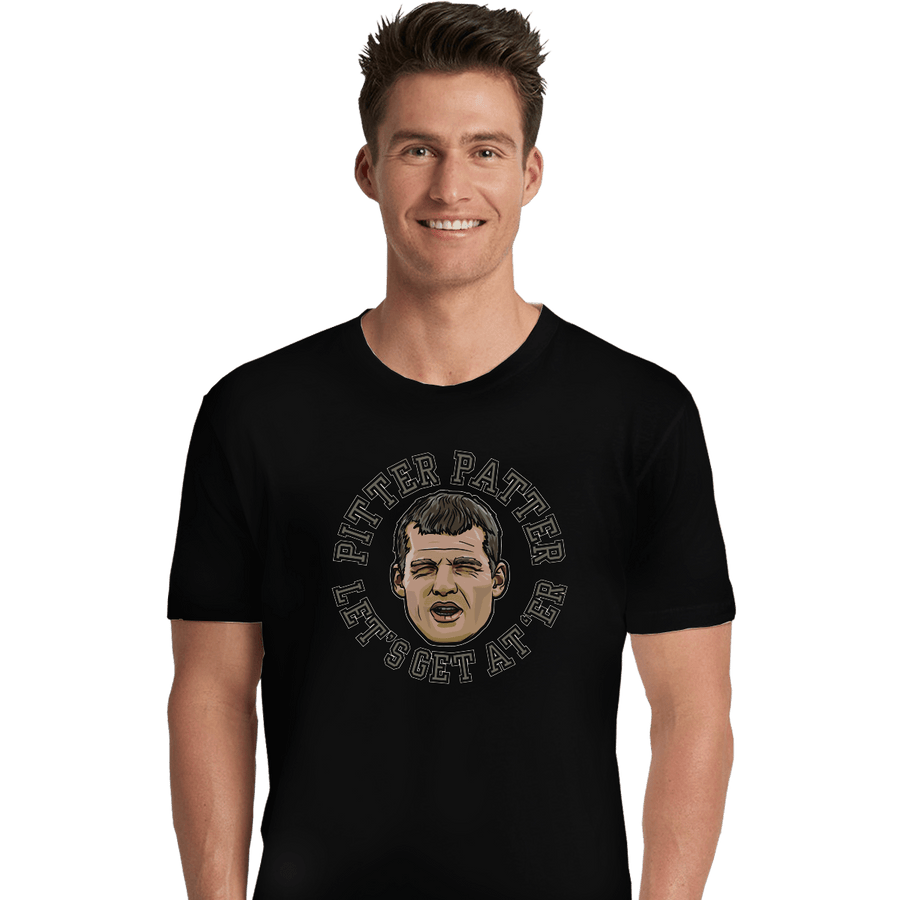 Shirts Premium Shirts, Unisex / Small / Black Pitter Patter