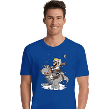 Load image into Gallery viewer, Shirts Premium Shirts, Unisex / Small / Royal Blue Mario Strikes Back
