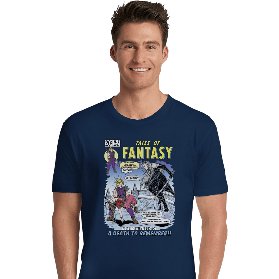 Shirts Premium Shirts, Unisex / Small / Navy Tales Of Fantasy 7