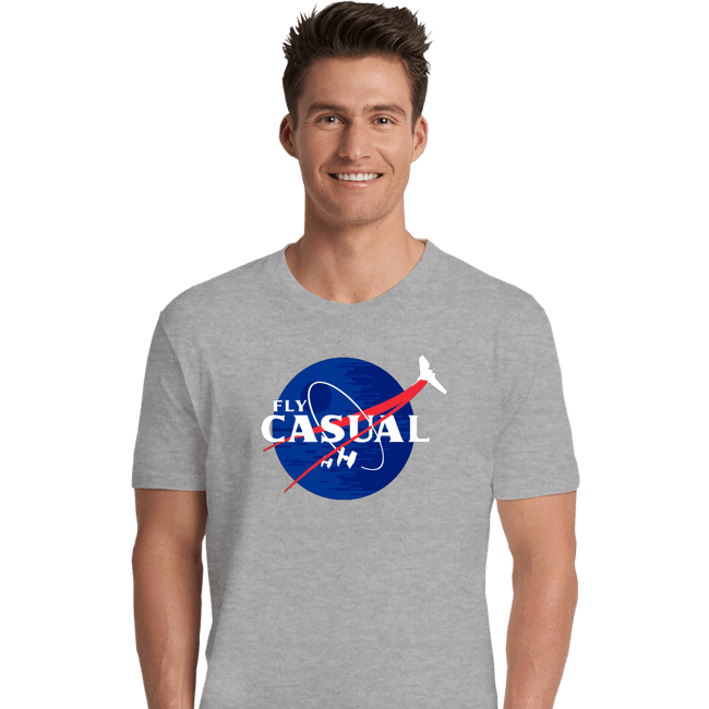 Shirts Premium Shirts, Unisex / Small / Sports Grey Fly Casual