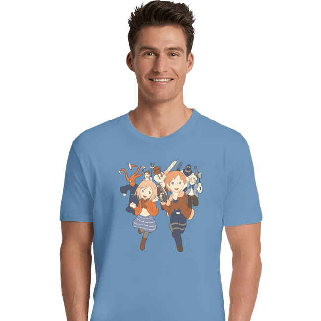 Daily_Deal_Shirts Premium Shirts, Unisex / Small / Powder Blue Chibi Village