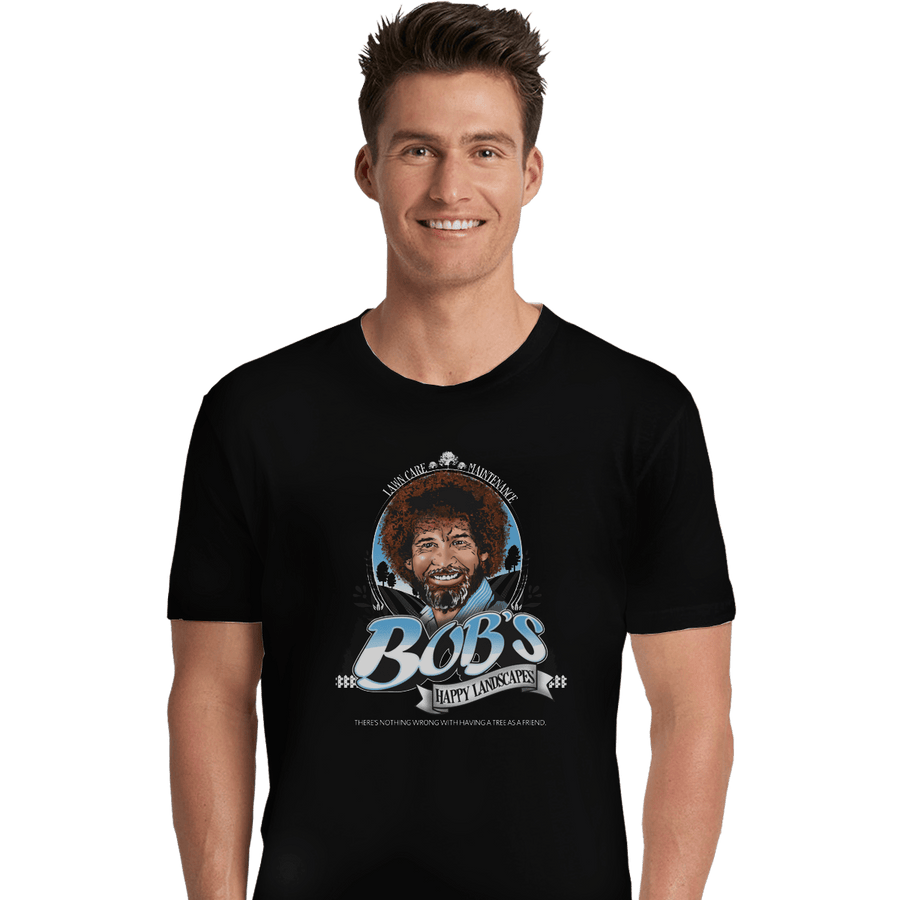 Shirts Premium Shirts, Unisex / Small / Black Happy Landscapes