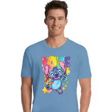 Load image into Gallery viewer, Shirts Premium Shirts, Unisex / Small / Powder Blue Alien Says Love
