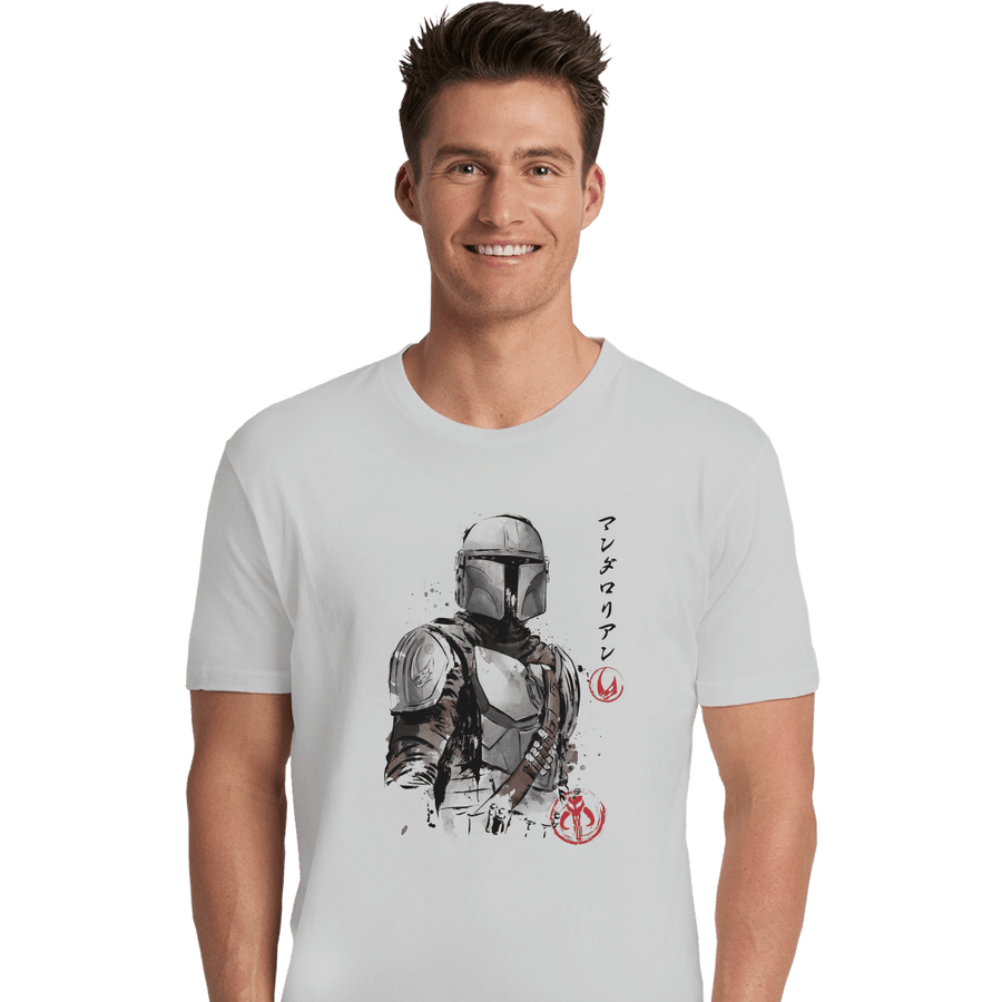 Shirts Premium Shirts, Unisex / Small / White Din Djarin