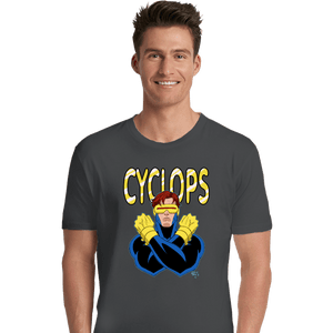 Daily_Deal_Shirts Premium Shirts, Unisex / Small / Charcoal Cyclops 97