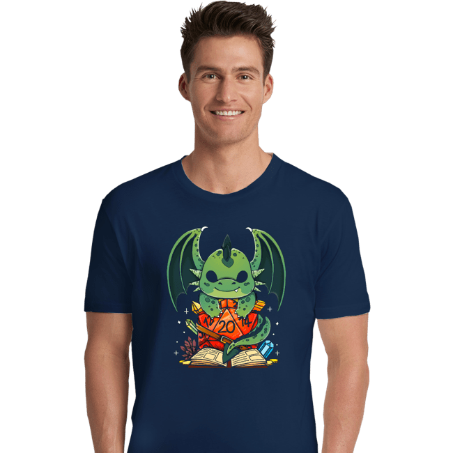 Shirts Premium Shirts, Unisex / Small / Navy Dragon Dice