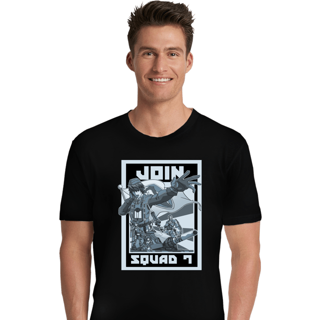 Shirts Premium Shirts, Unisex / Small / Black Join Squad 7