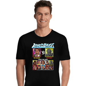 Shirts Premium Shirts, Unisex / Small / Black Arnold Beast