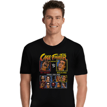 Load image into Gallery viewer, Shirts Premium Shirts, Unisex / Small / Black Cage Fighter

