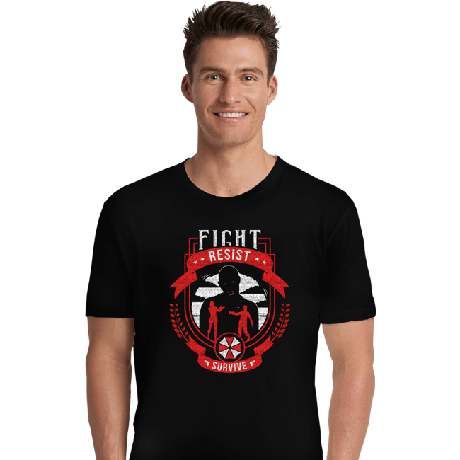 Shirts Premium Shirts, Unisex / Small / Black Fight, Resist, Survive