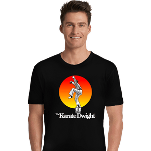 Shirts Premium Shirts, Unisex / Small / Black Karate Dwight