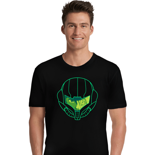 Secret_Shirts Premium Shirts, Unisex / Small / Black Metroid Face