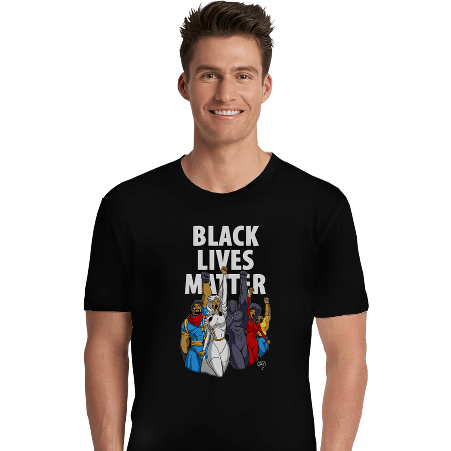 Shirts Premium Shirts, Unisex / Small / Black Black Lives Matter