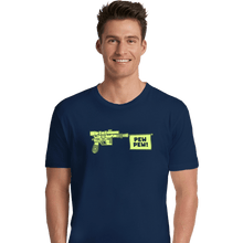 Load image into Gallery viewer, Daily_Deal_Shirts Premium Shirts, Unisex / Small / Navy PEW PEW!
