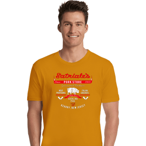 Secret_Shirts Premium Shirts, Unisex / Small / Gold Satriales Pork Market