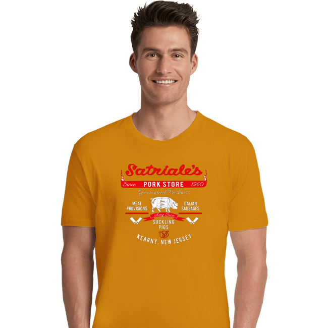 Secret_Shirts Premium Shirts, Unisex / Small / Gold Satriales Pork Market