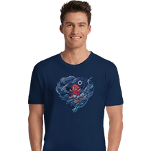 Load image into Gallery viewer, Shirts Premium Shirts, Unisex / Small / Navy Sea Heart
