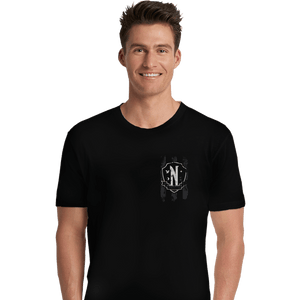 Daily_Deal_Shirts Premium Shirts, Unisex / Small / Black Nevermore Pocket Print