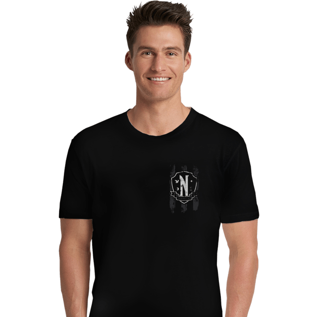 Daily_Deal_Shirts Premium Shirts, Unisex / Small / Black Nevermore Pocket Print