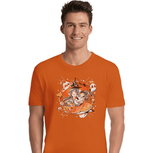 Shirts Premium Shirts, Unisex / Small / Orange Trick Or Treat Witch