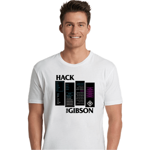 Secret_Shirts Premium Shirts, Unisex / Small / White Hackers The Gibson