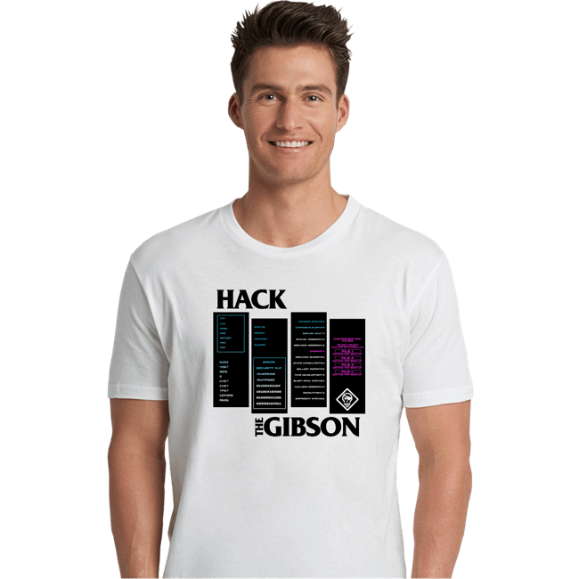 Secret_Shirts Premium Shirts, Unisex / Small / White Hackers The Gibson