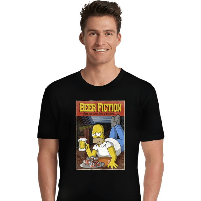 Daily_Deal_Shirts Premium Shirts, Unisex / Small / Black Beer Fiction