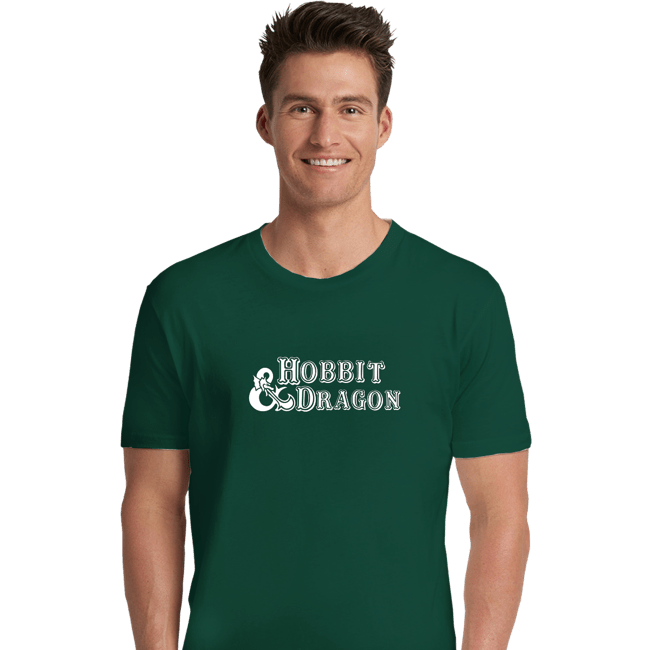 Secret_Shirts Premium Shirts, Unisex / Small / Forest Hobbit And Dragon