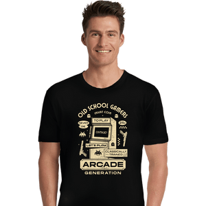 Shirts Premium Shirts, Unisex / Small / Black Arcade Gamers