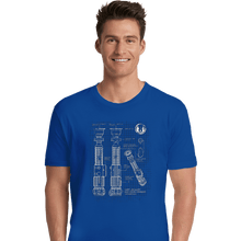 Load image into Gallery viewer, Daily_Deal_Shirts Premium Shirts, Unisex / Small / Royal Blue Lightside Schematics
