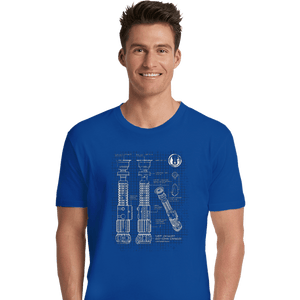 Daily_Deal_Shirts Premium Shirts, Unisex / Small / Royal Blue Lightside Schematics