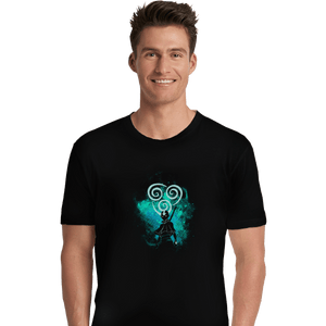 Shirts Premium Shirts, Unisex / Small / Black Aang Art