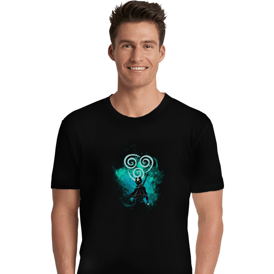 Shirts Premium Shirts, Unisex / Small / Black Aang Art
