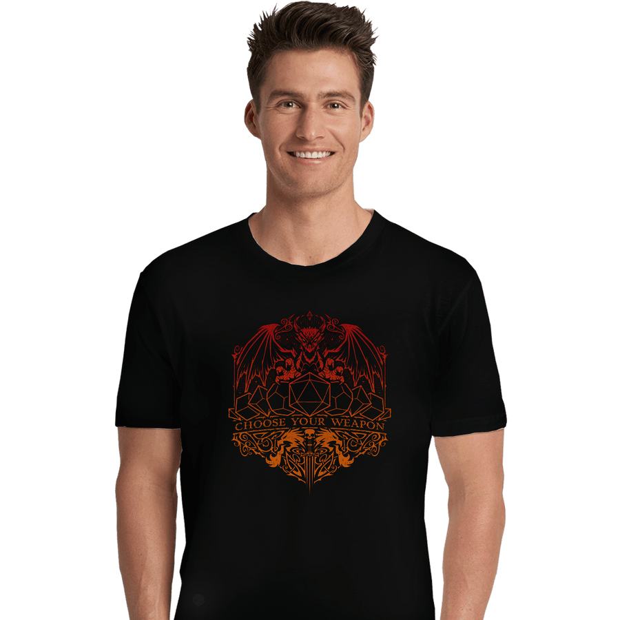 Shirts Premium Shirts, Unisex / Small / Black Choose Your Weapon