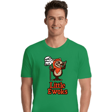 Load image into Gallery viewer, Daily_Deal_Shirts Premium Shirts, Unisex / Small / Irish Green Little Ewoks
