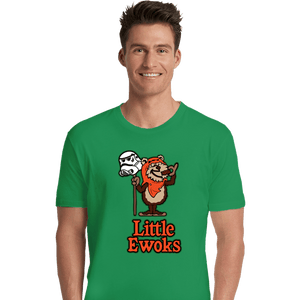 Daily_Deal_Shirts Premium Shirts, Unisex / Small / Irish Green Little Ewoks